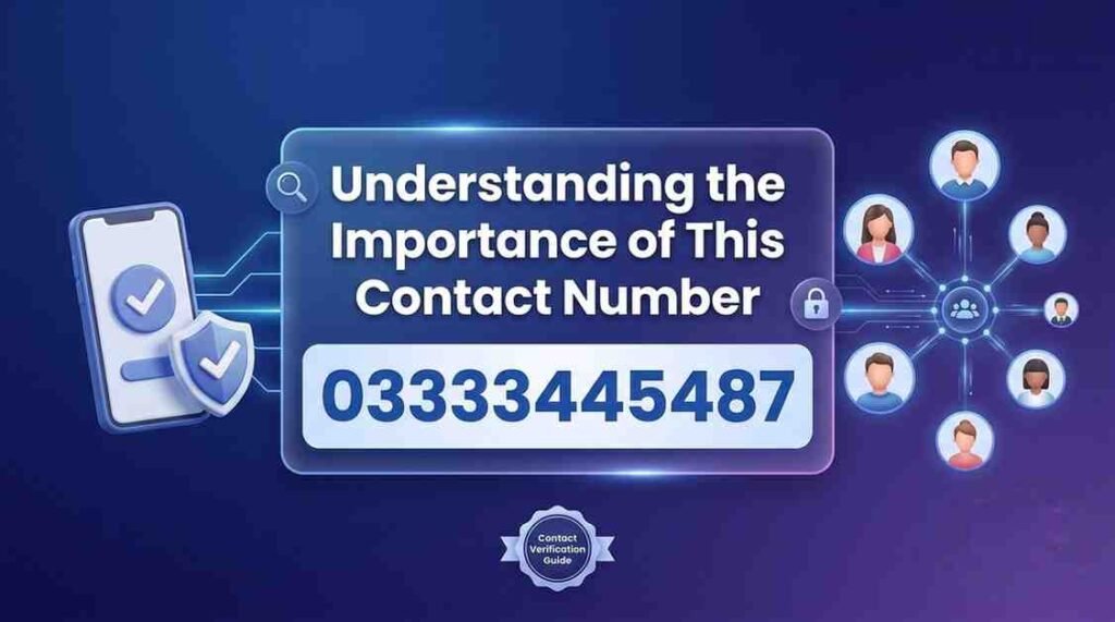 03333445487: Understanding the Importance of This Contact Number 14 03333445487